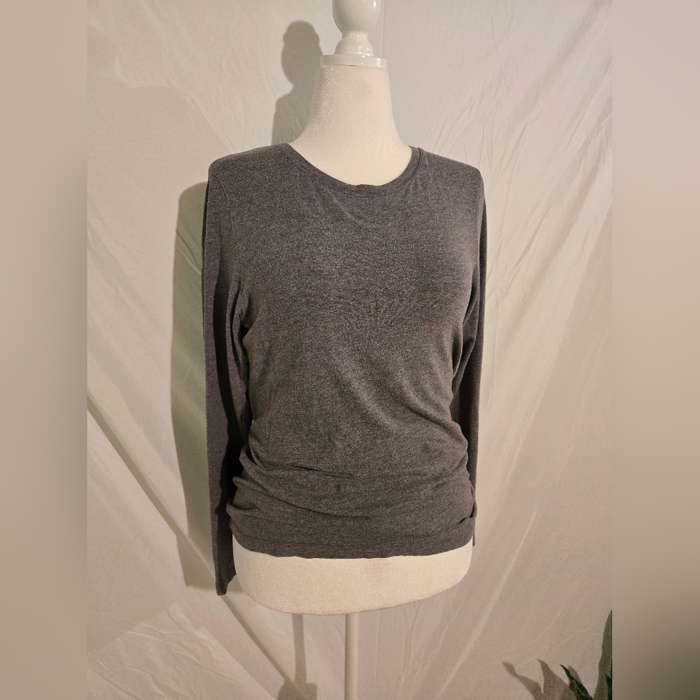 Apt. 9 Gray Women's Long Sleeve Top